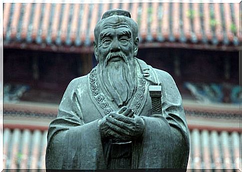 Confucius statue