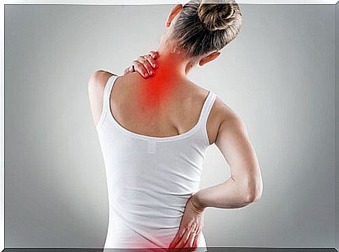 Woman with back pain