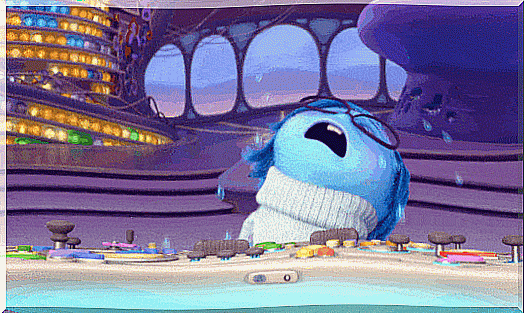 Sadness from inside out on gif