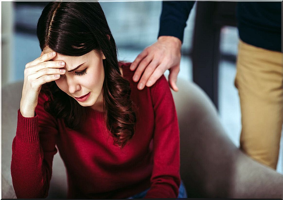 Sad woman thinking that waiting for your partner to change for you is suffering