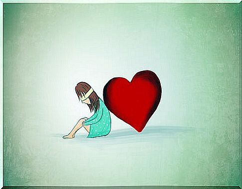 Girl in love sad because her love is unrequited